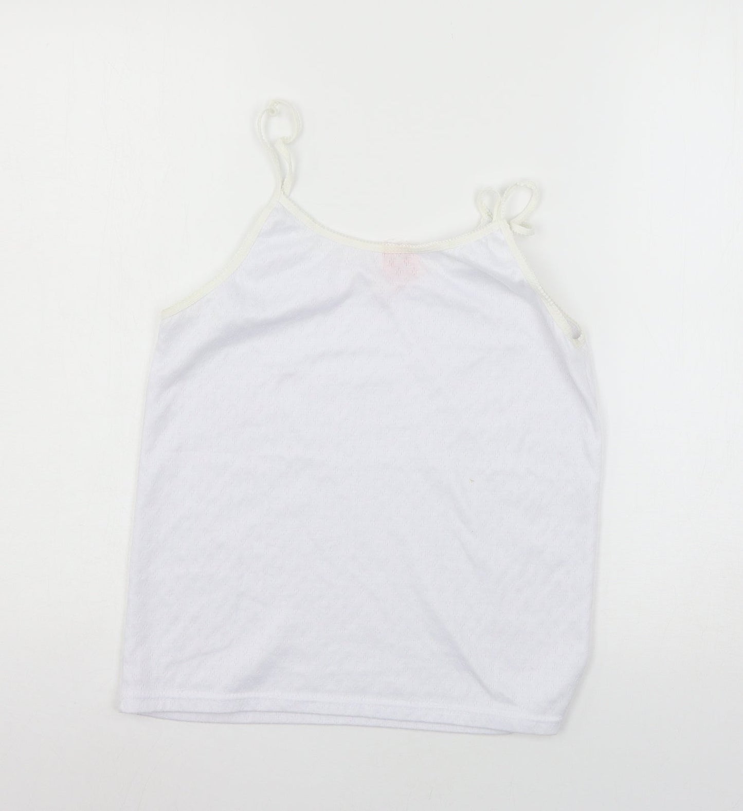 Preworn Womens White  Jersey Basic Tank Size M
