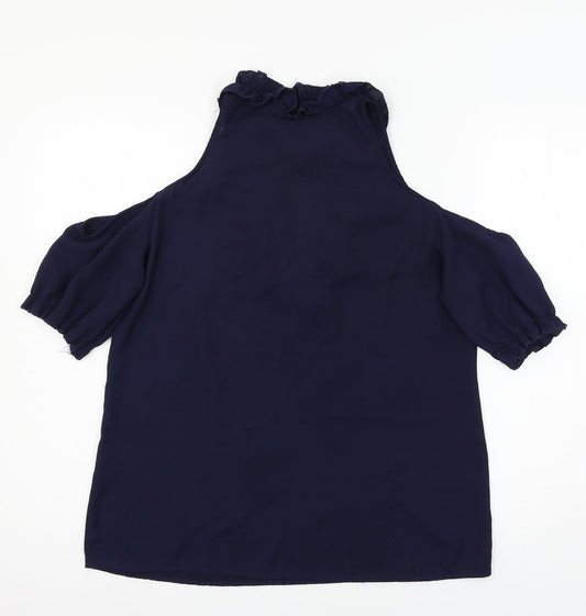 Urban Mist Womens Blue   Basic Blouse Size 10