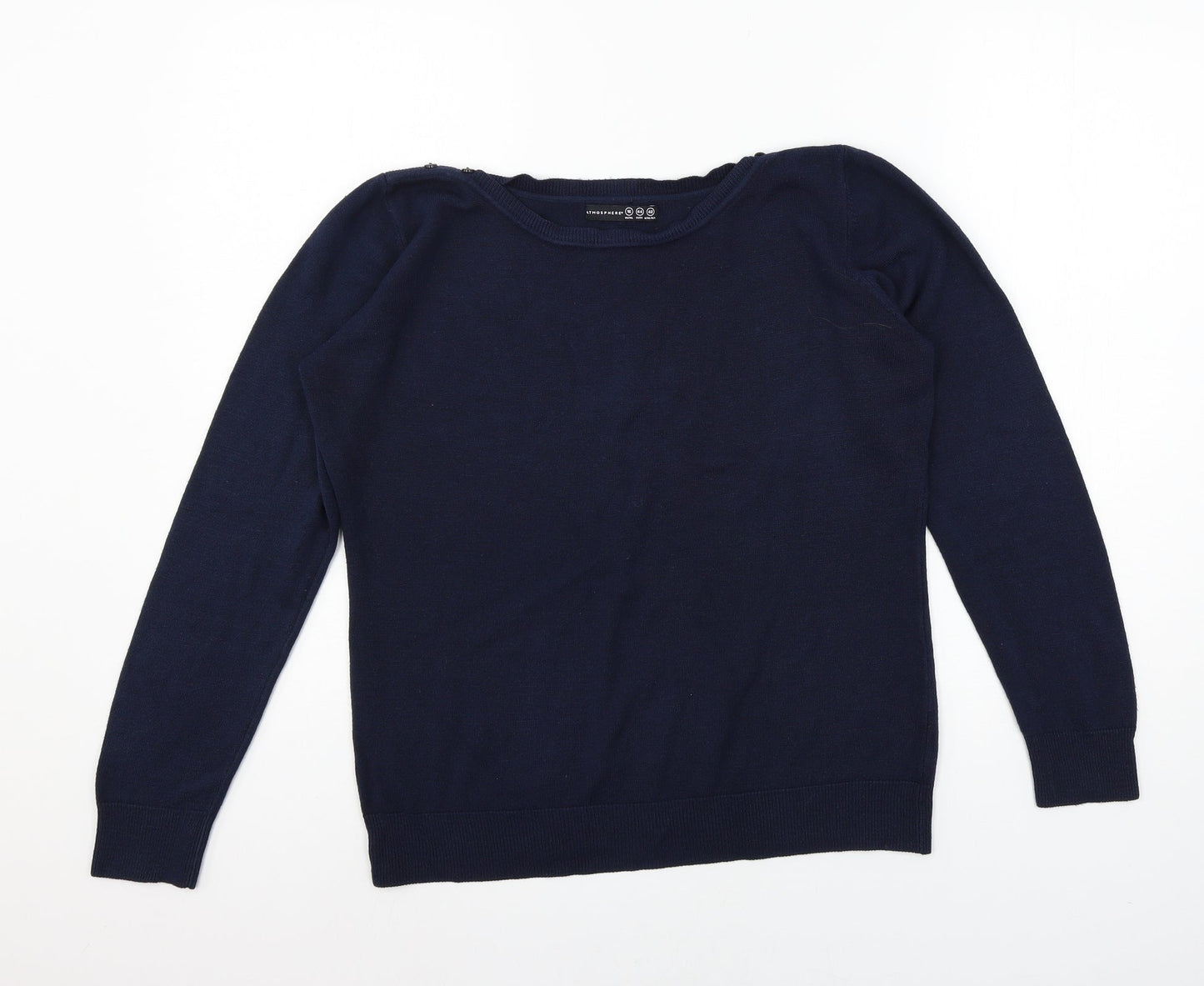 Atmosphere Womens Blue  Knit Pullover Jumper Size 16