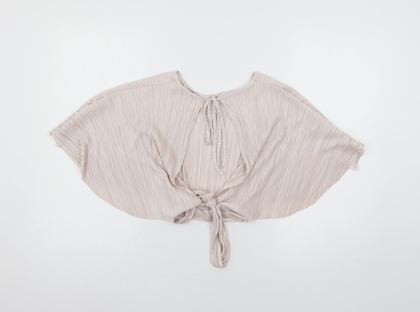 Love  Womens Pink  Satin Basic Blouse Size XS