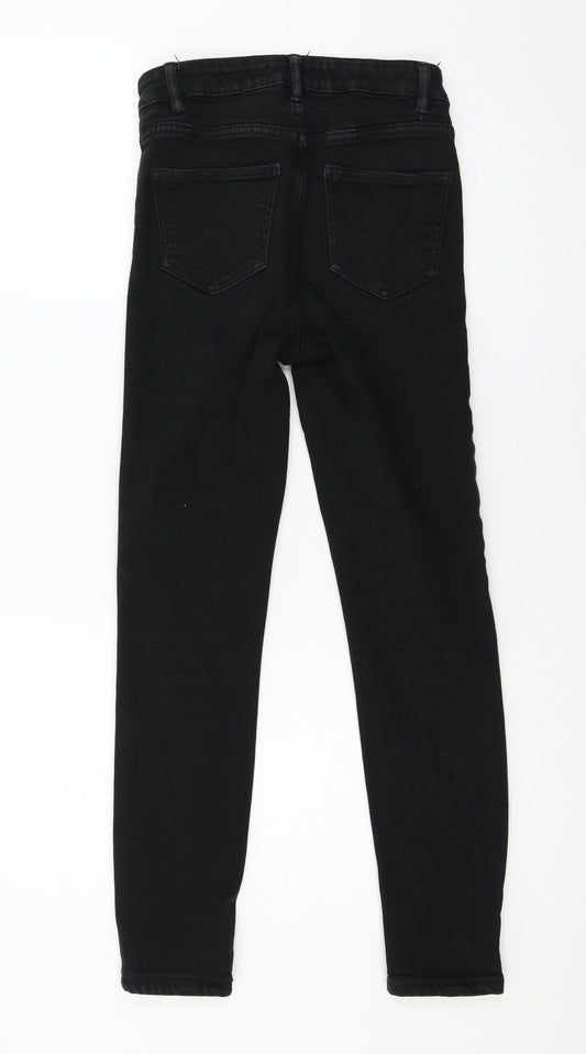 New Look Womens Black  Denim Skinny Jeans Size 8 L26 in