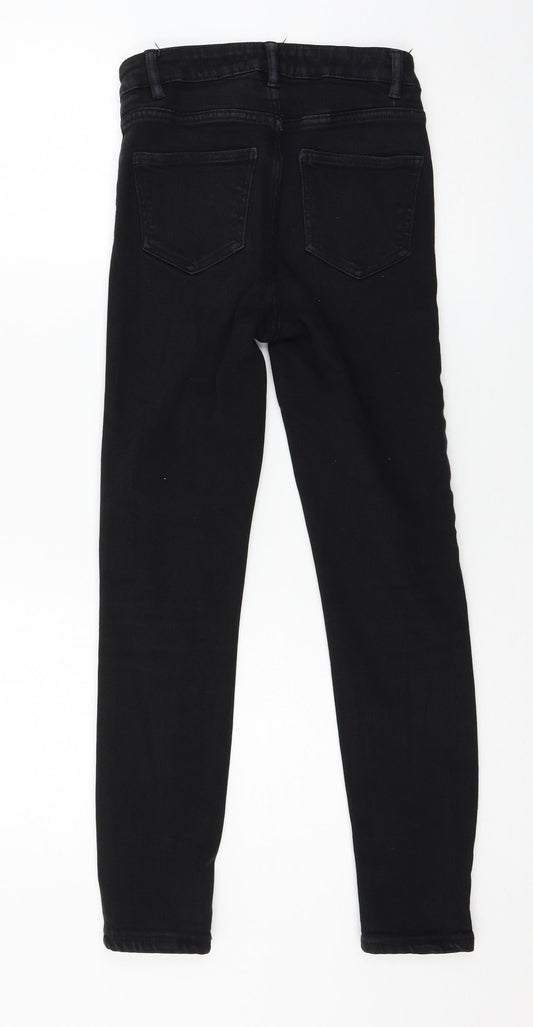 New Look Womens Black  Denim Skinny Jeans Size 8 L26 in