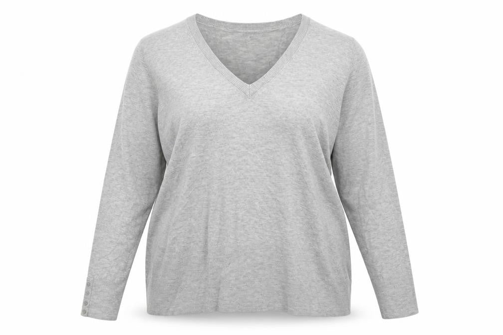 F&F Womens Grey  Knit Pullover Jumper Size 18