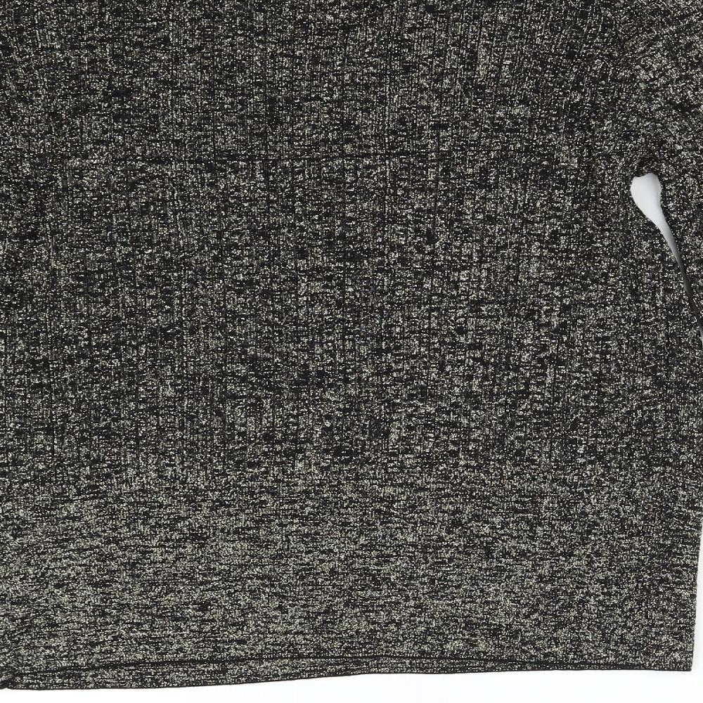 M&S Womens Gold  Knit Pullover Jumper Size L