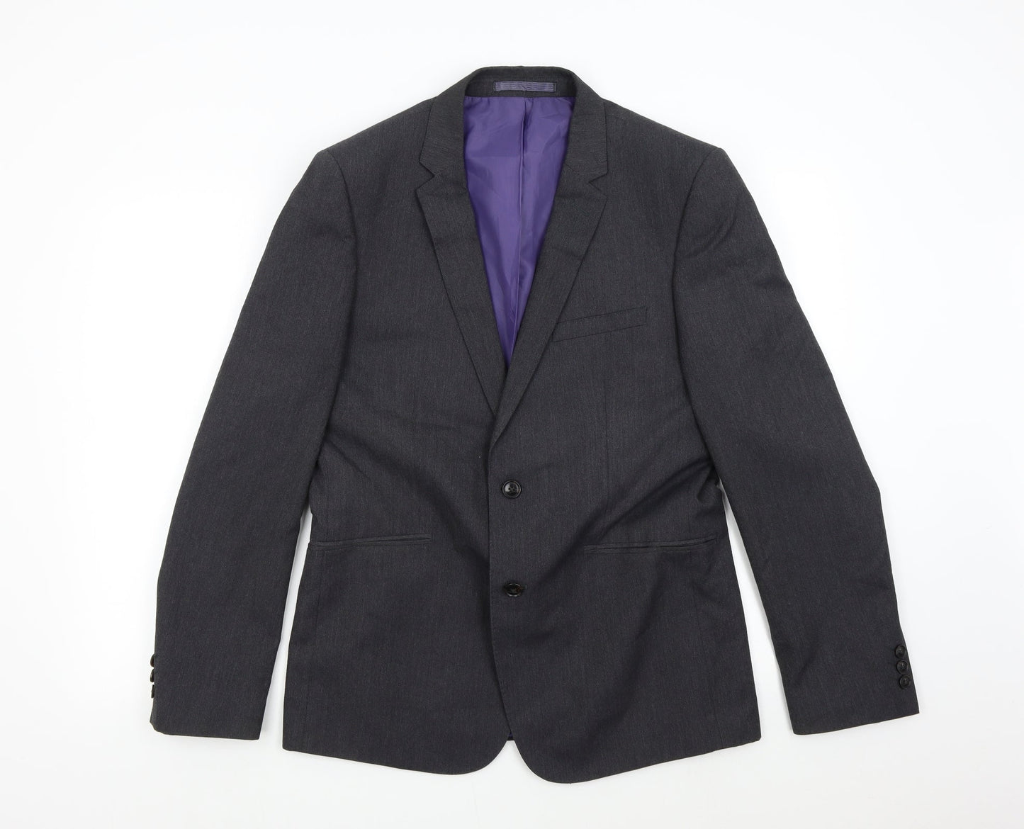 M&S Mens Grey   Jacket Suit Jacket Size 40