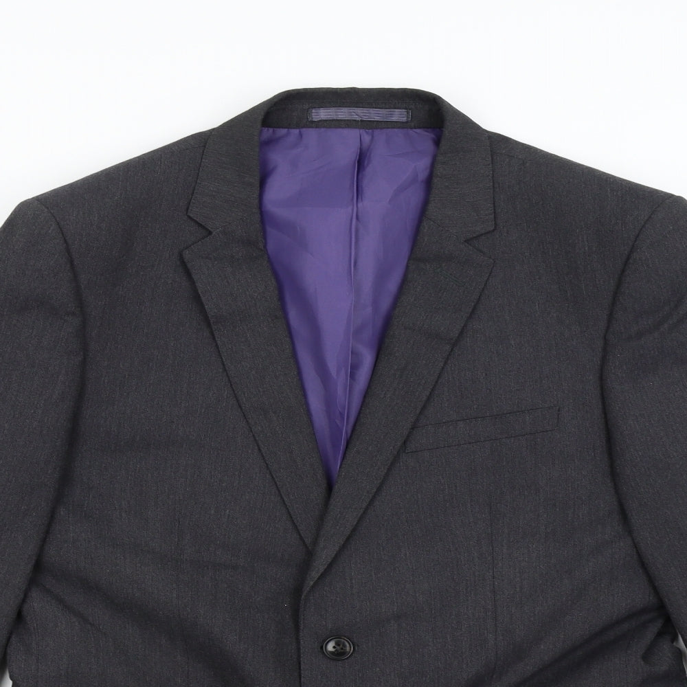 M&S Mens Grey   Jacket Suit Jacket Size 40