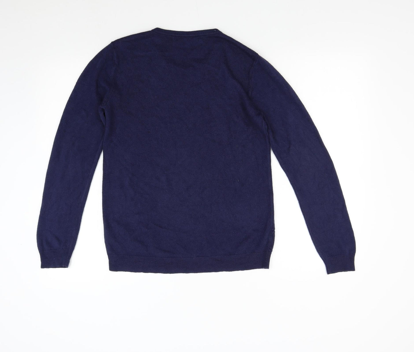 Vida Vi Womens Blue  Knit Pullover Jumper Size L