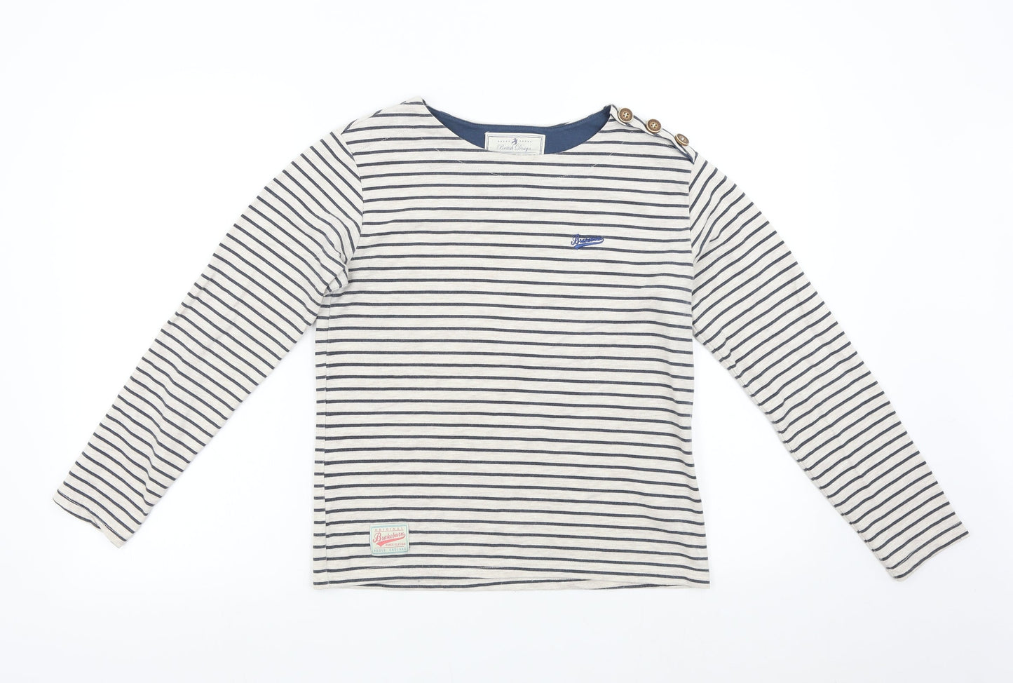 Brakeburn Womens Multicoloured Striped  Pullover Jumper Size XS