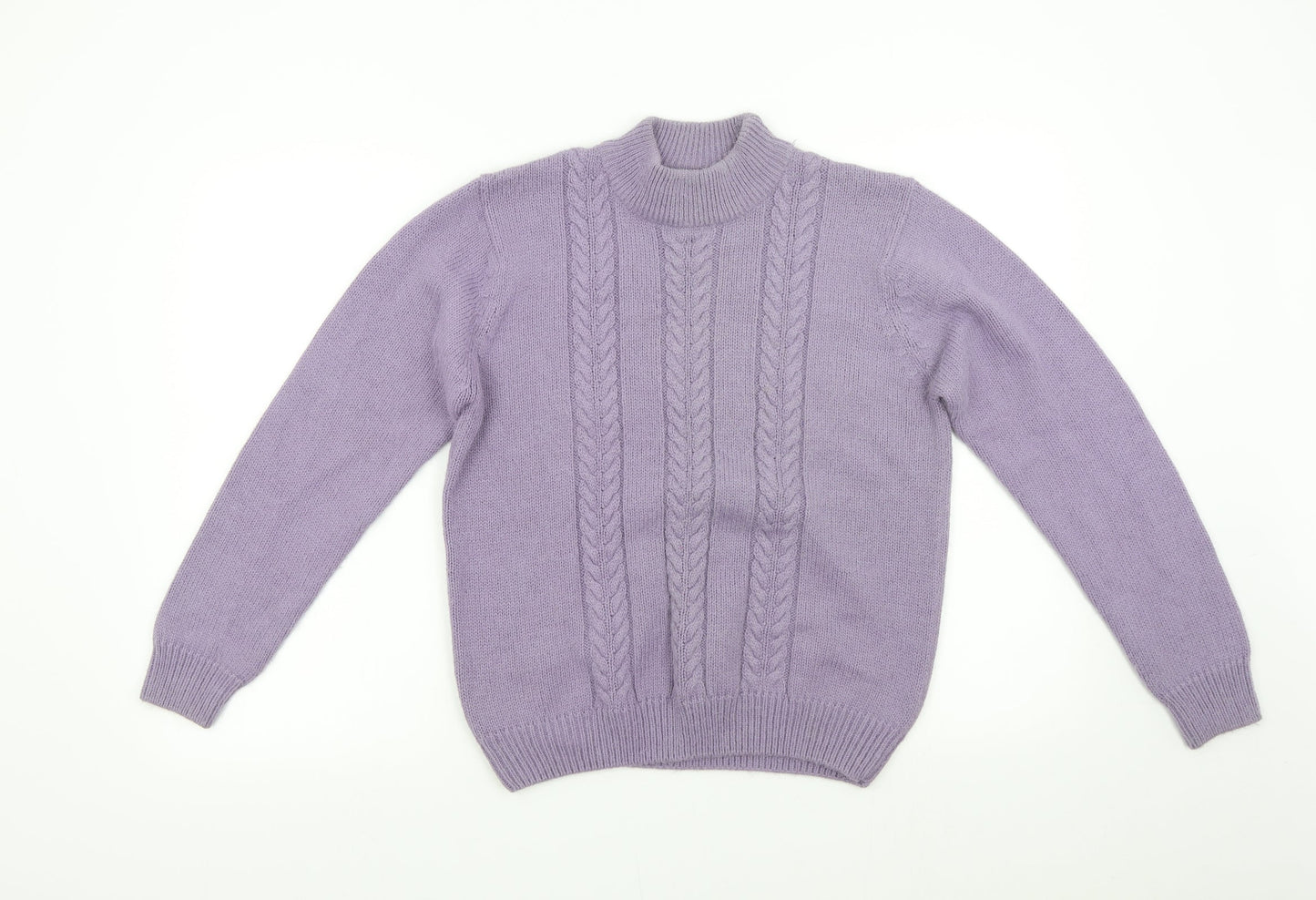 Berkertex Womens Purple  Knit Pullover Jumper Size 10