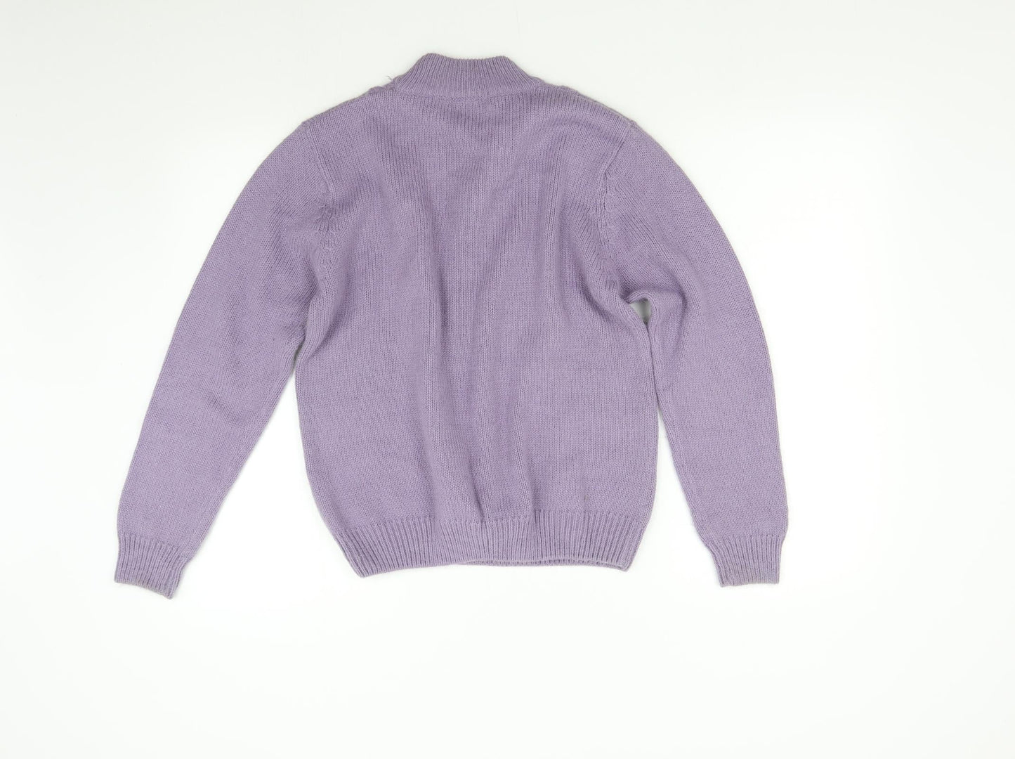 Berkertex Womens Purple  Knit Pullover Jumper Size 10