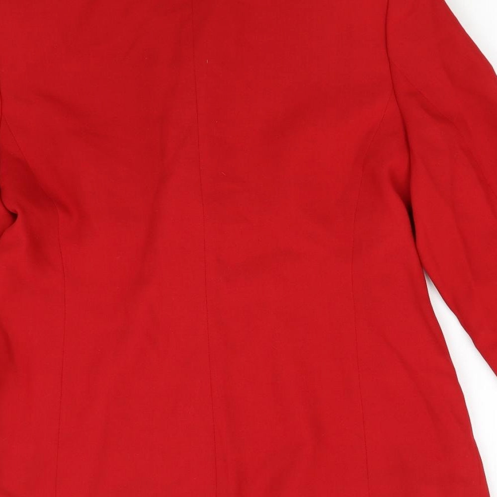 Civit Womens Red   Jacket Suit Jacket Size 12