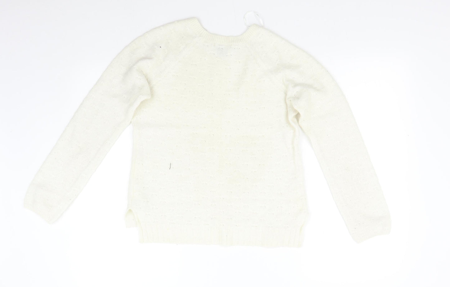 H&M Womens Ivory   Pullover Jumper Size S
