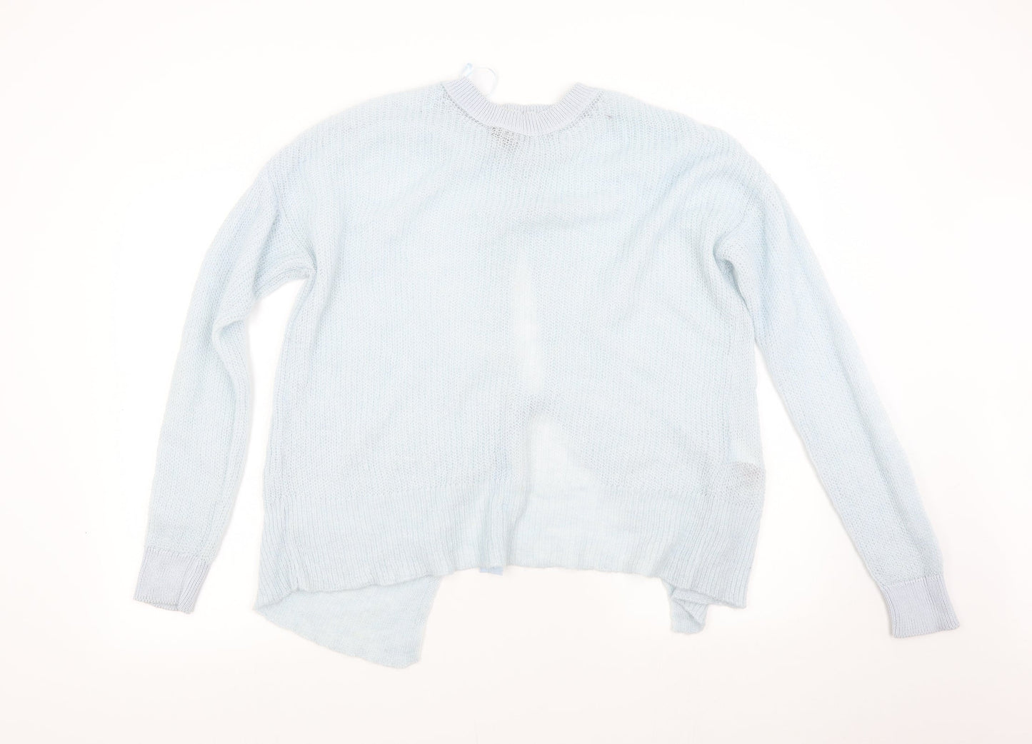 Topshop Womens Blue  Knit Pullover Jumper Size 14