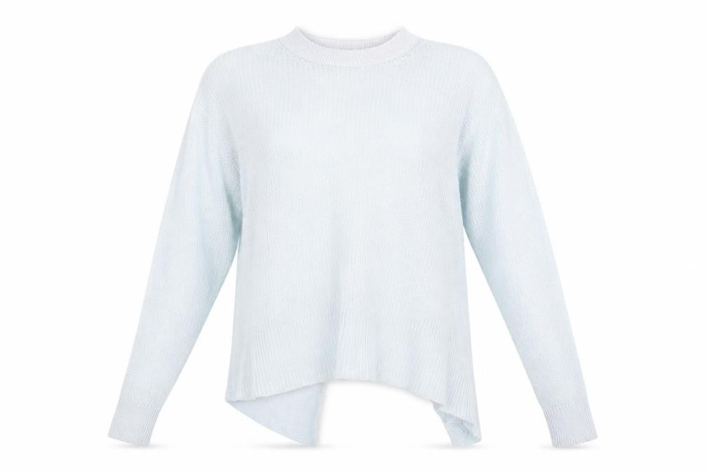 Topshop Womens Blue  Knit Pullover Jumper Size 14