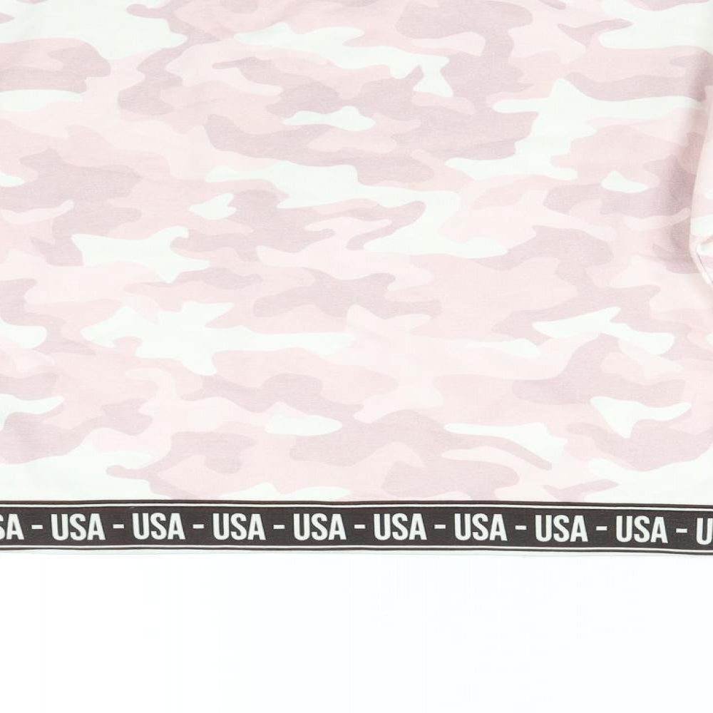 Primark Girls Pink Camouflage  Pullover Sweatshirt Size 12-13 Years  - USA
