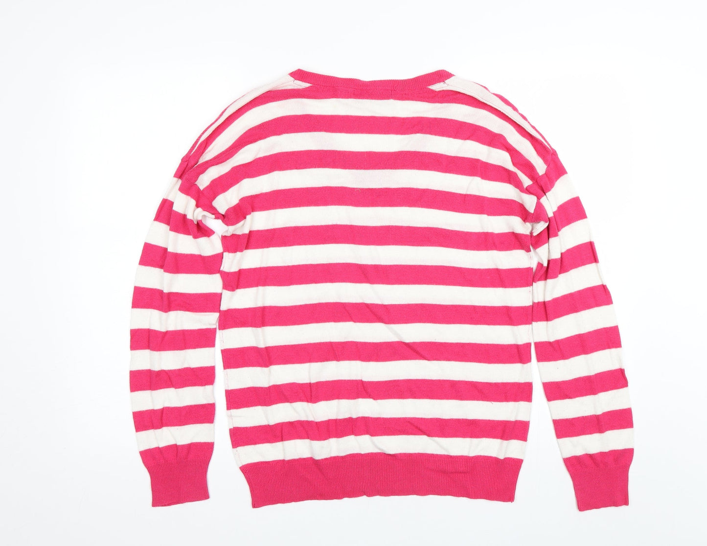 Atmosphere Womens Pink Striped  Pullover Jumper Size 14