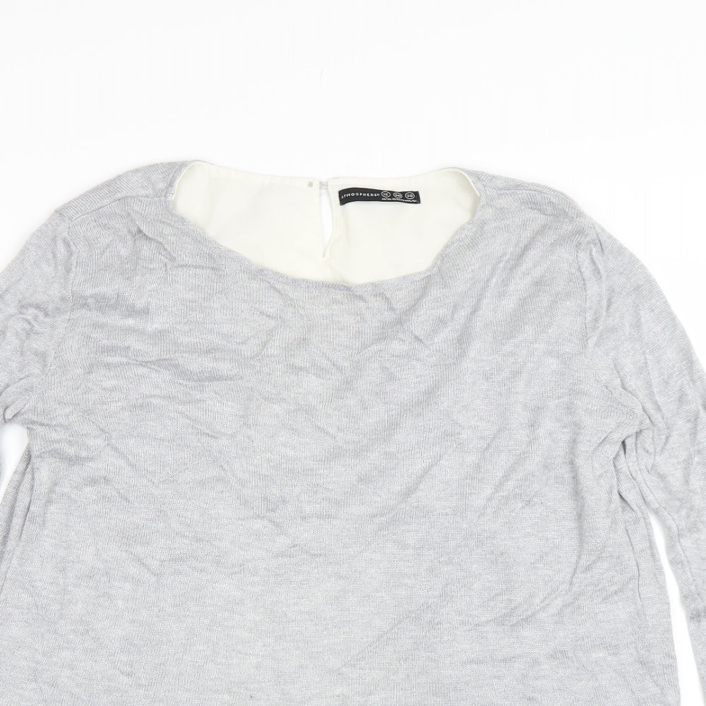 Atmosphere Womens Grey   Pullover Jumper Size 12