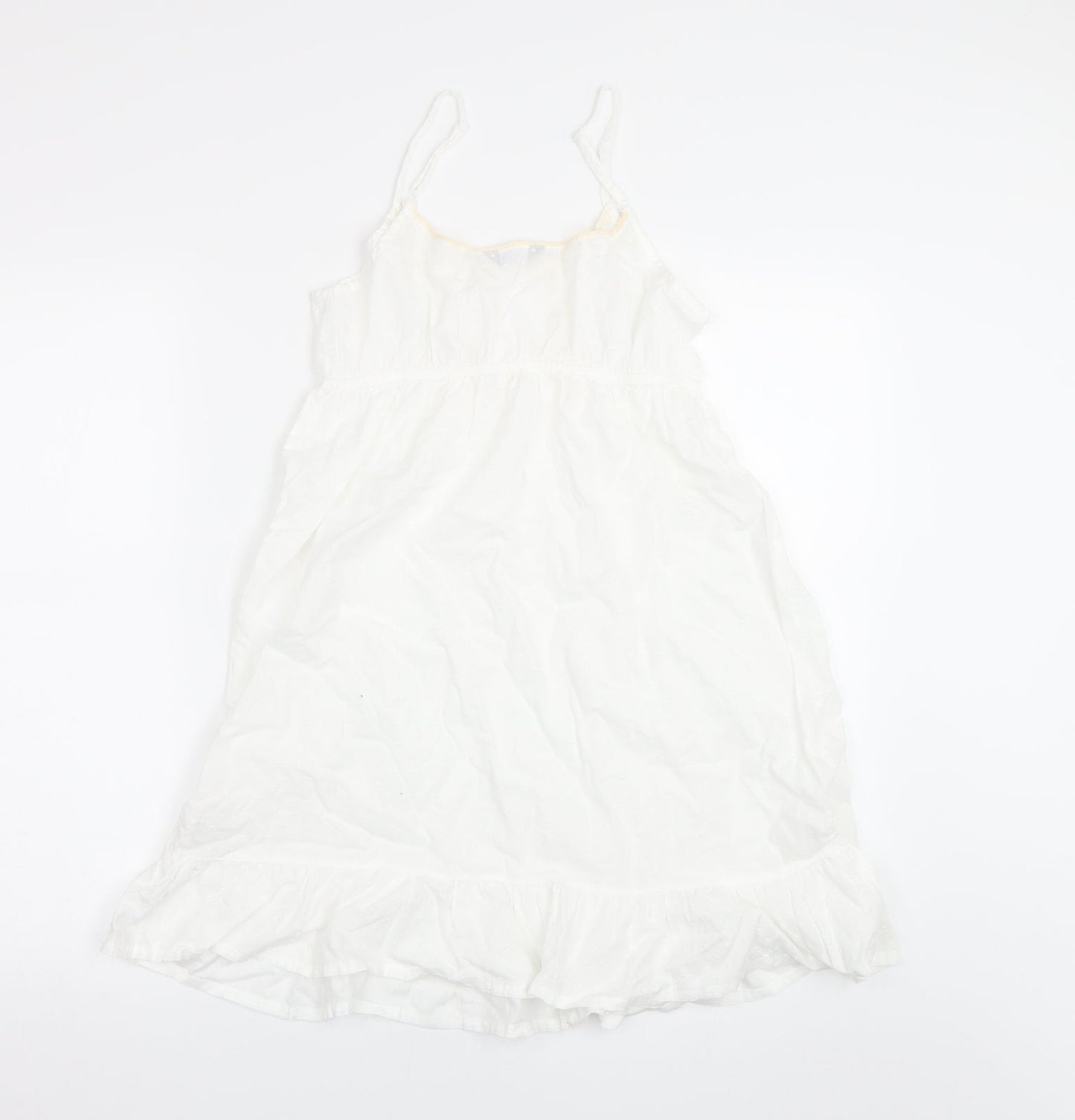 Limited Womens White Polka Dot  Basic Tank Size 12