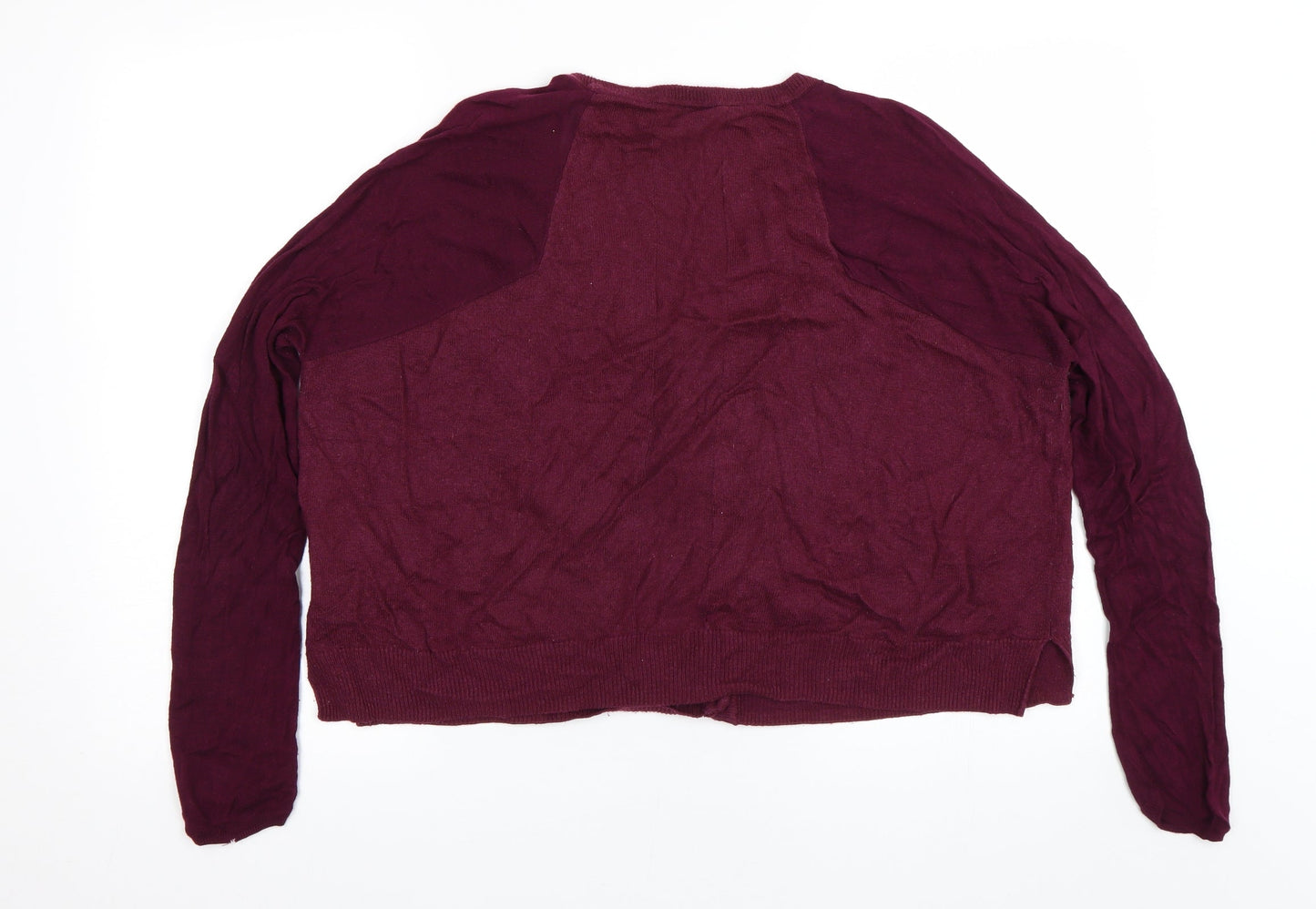 Topshop Womens Purple   Cardigan Jumper Size 14