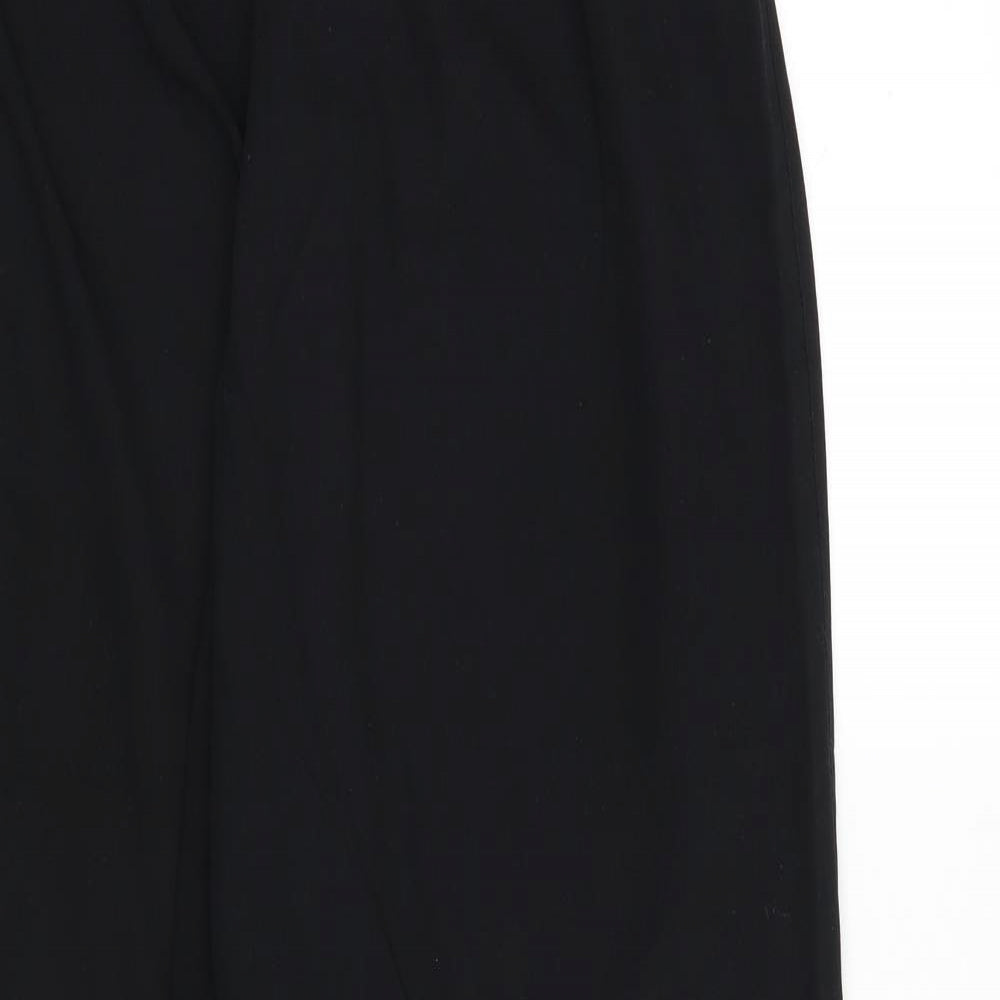 essence Womens Black   Trousers  Size 16 L27 in
