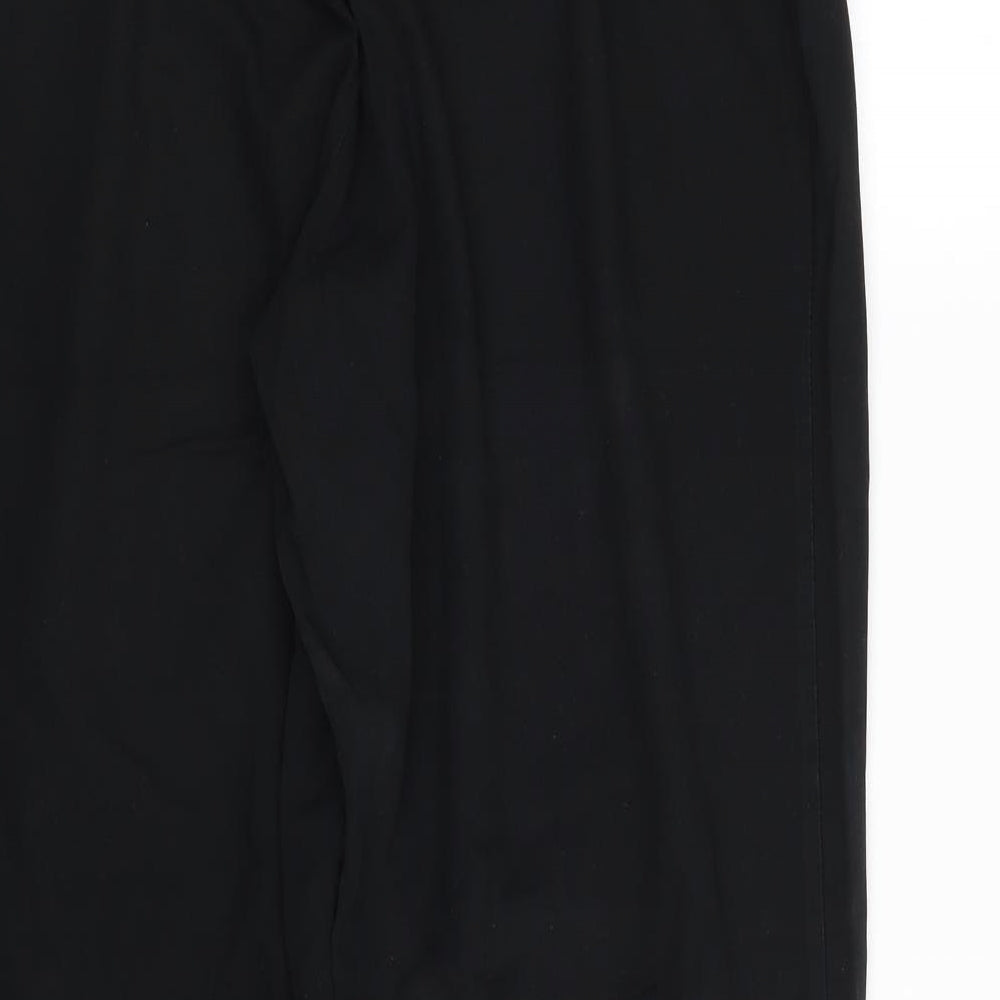 essence Womens Black   Trousers  Size 16 L27 in
