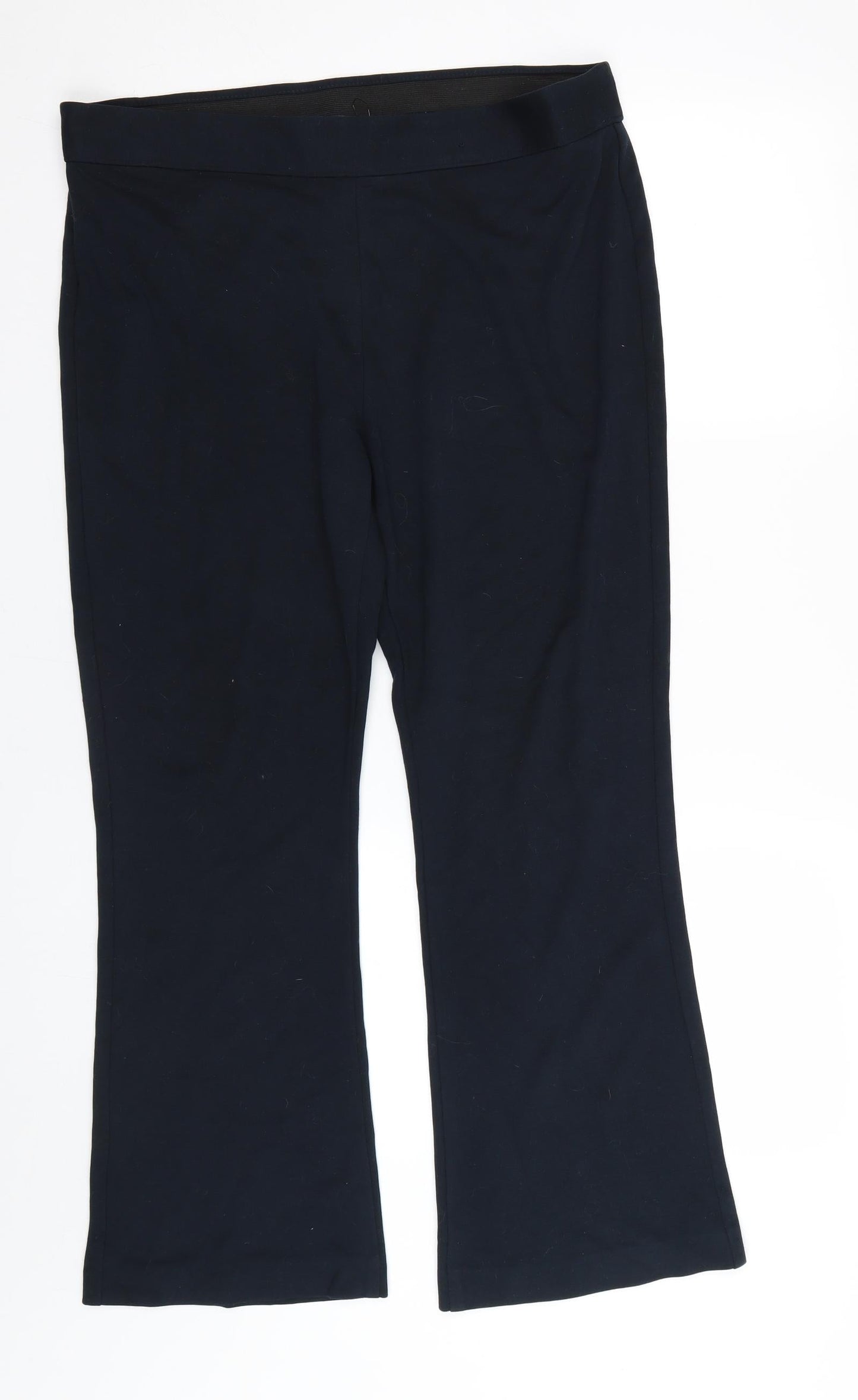 M&S Womens Blue   Trousers  Size 16 L26 in