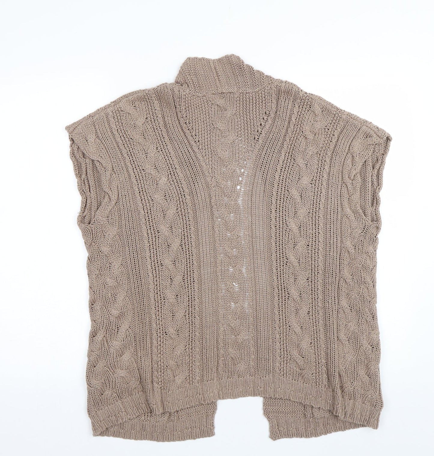 M&S Womens Brown   Cardigan Jumper Size M