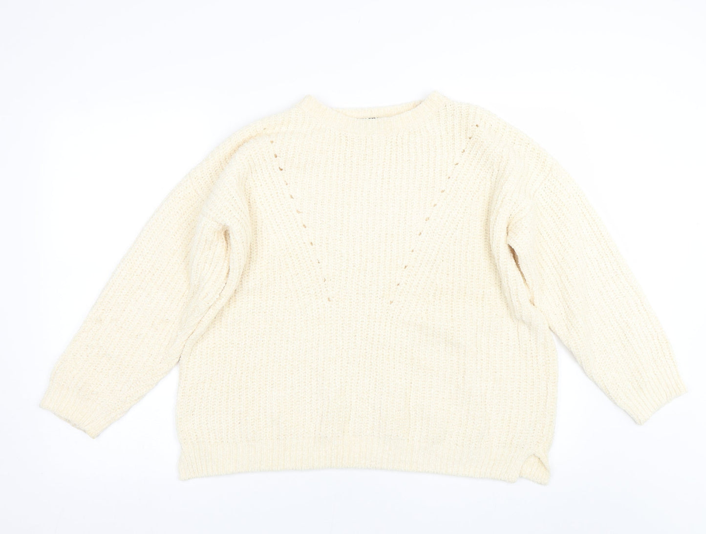 F&F Womens Beige   Pullover Jumper Size 14