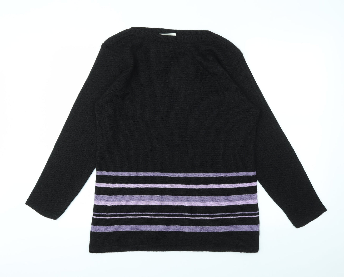 BHS Womens Multicoloured Striped  Pullover Jumper Size 10