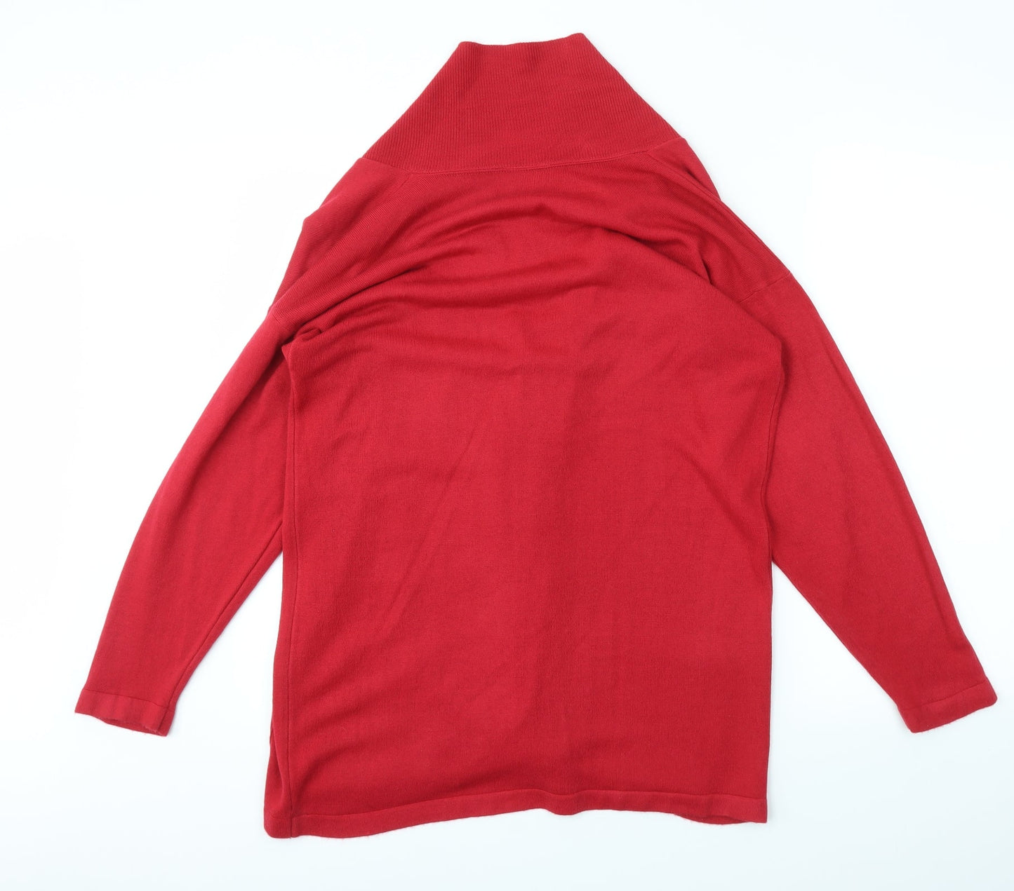LC Womens Red   Cardigan Jumper Size 14