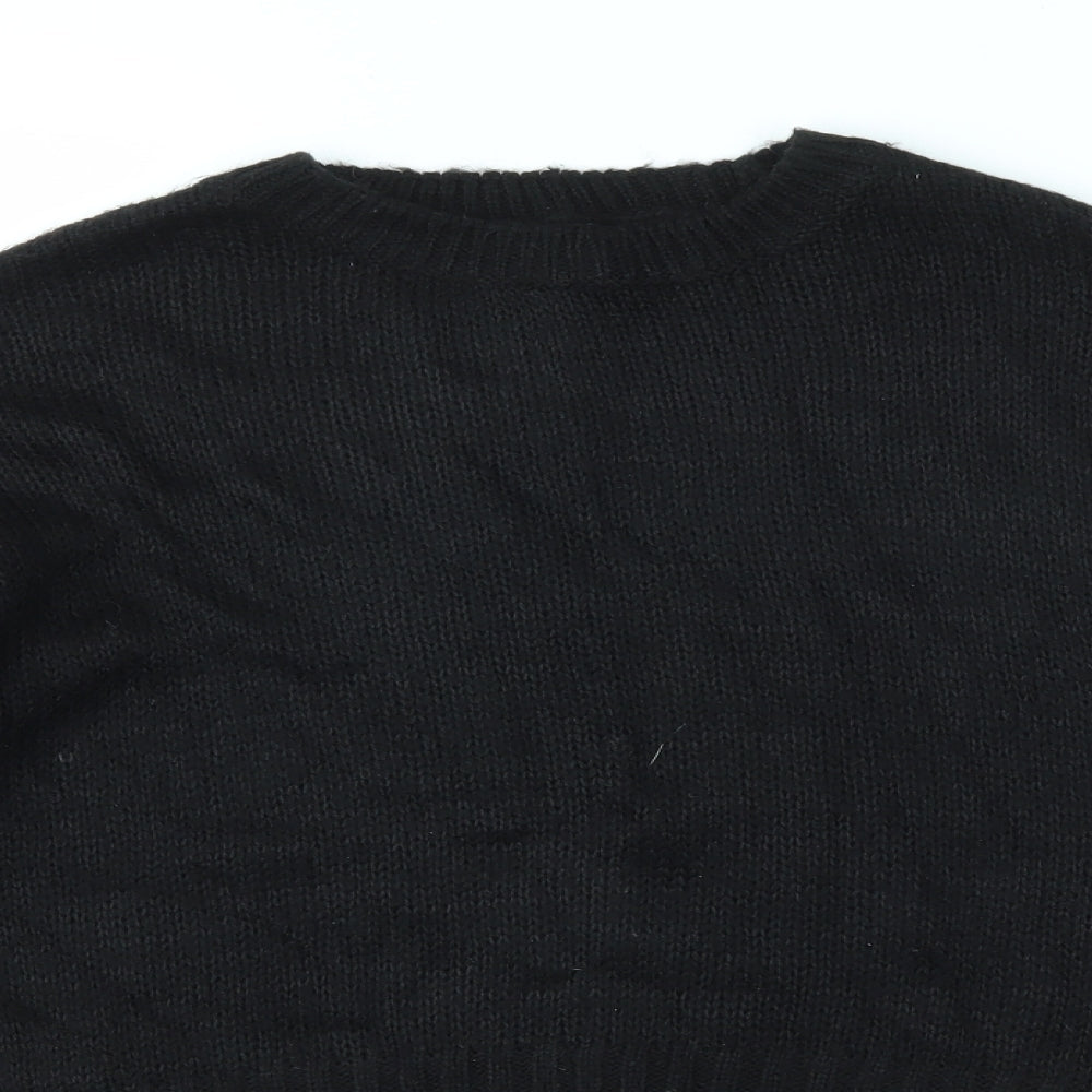 New Look Womens Black   Pullover Jumper Size S