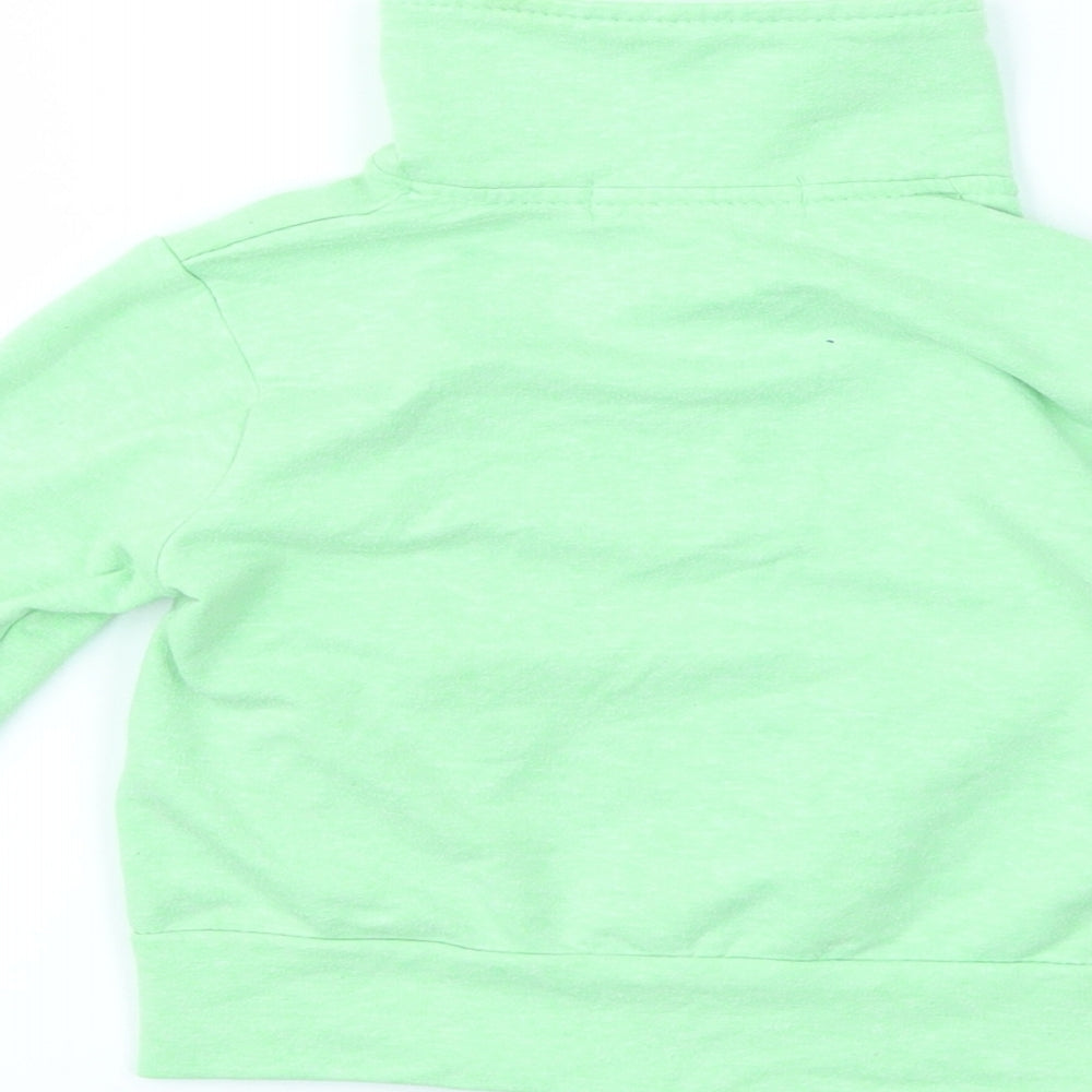 YES  I DO Girls Green   Full Zip Jumper Size 12-18 Months