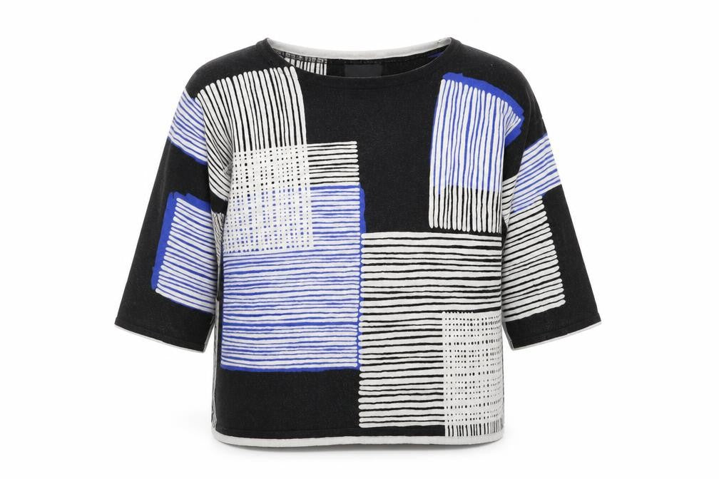 NEXT Womens Multicoloured Geometric  Pullover Jumper Size 14