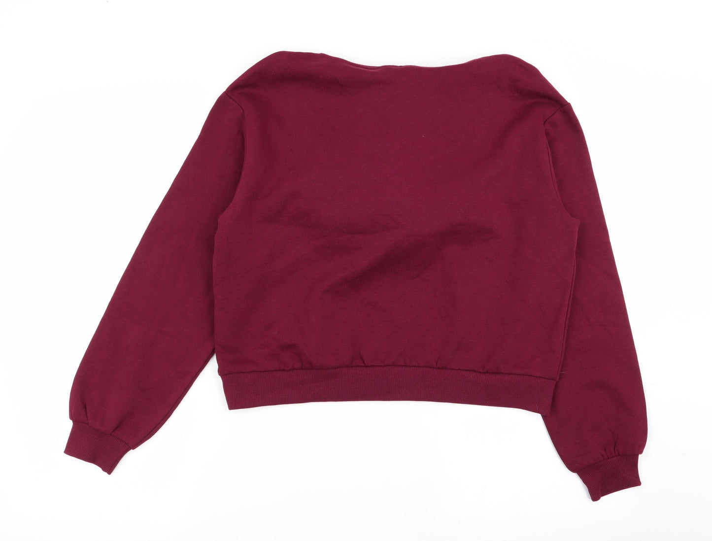H&M Womens Red   Pullover Jumper Size S