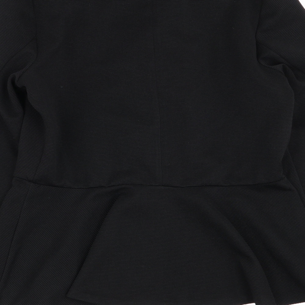 Papaya Womens Black   Full Zip Jumper Size 10