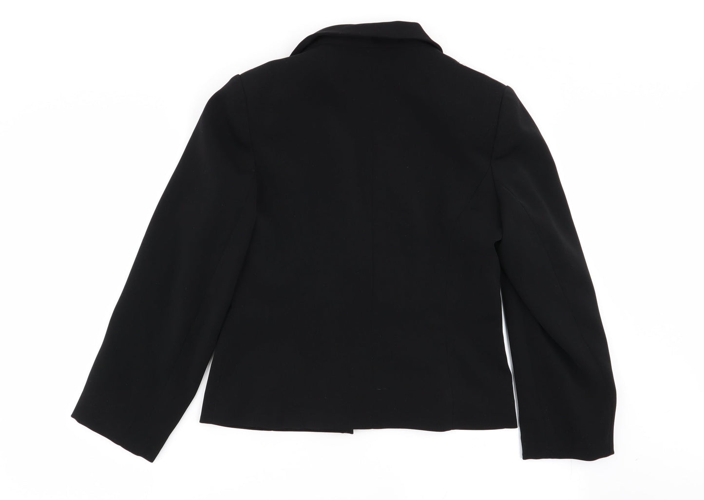 AMARANTO Womens Black   Jacket Blazer Size 10