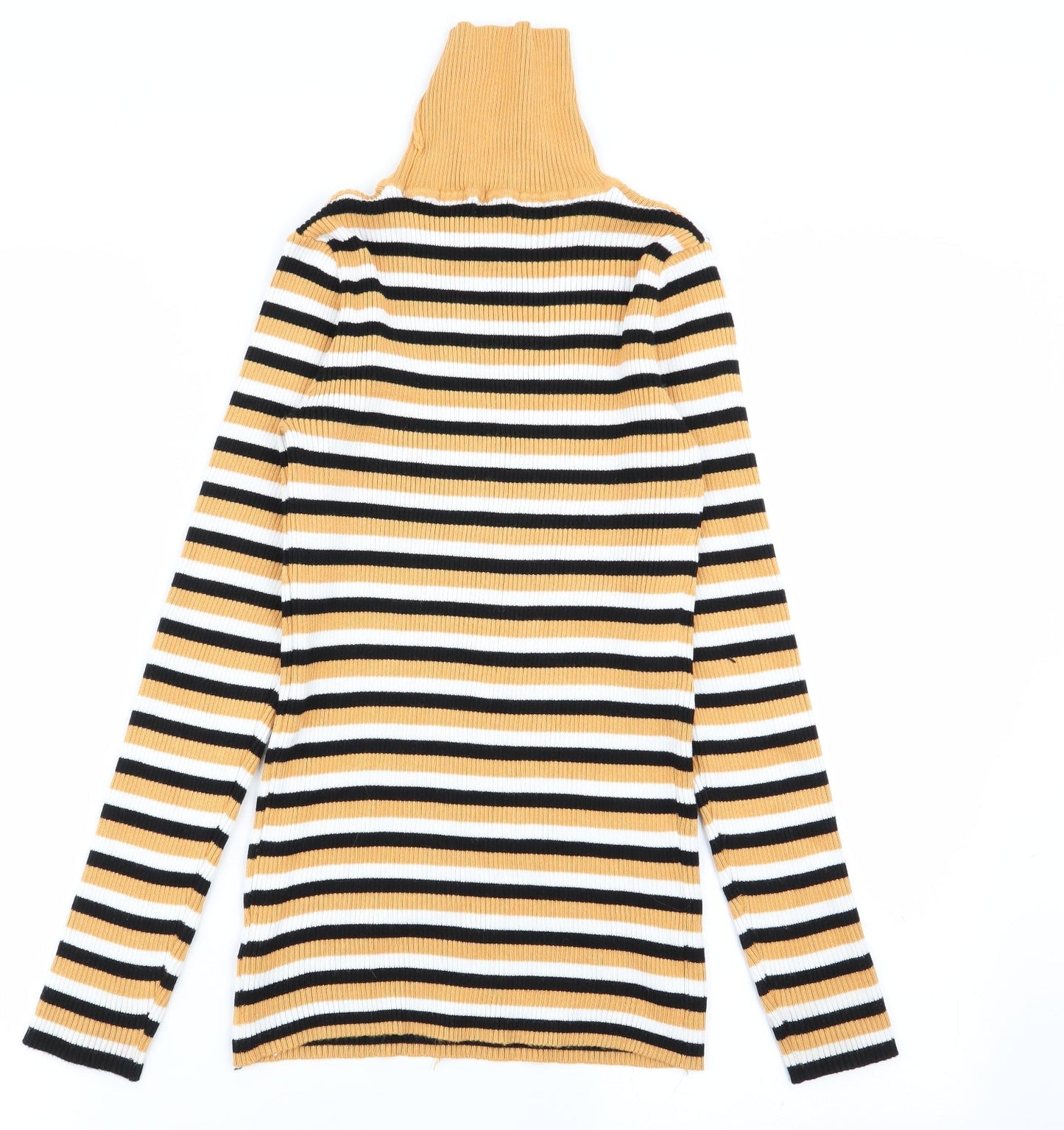 Primark Girls Multicoloured Striped  Basic T-Shirt Size 12-13 Years
