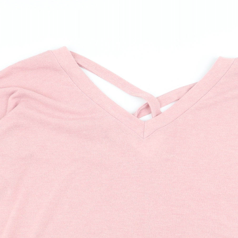 River Island Womens Pink   Pullover Jumper Size 10