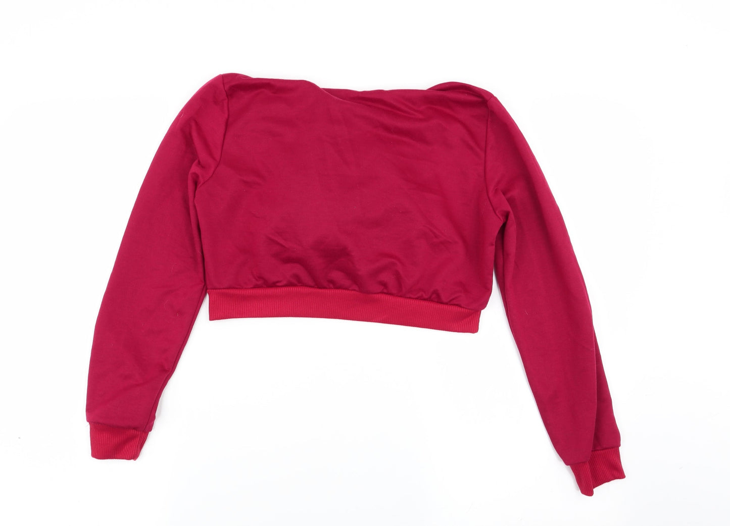 xiranmei Womens Red   Pullover Jumper Size M  - crop jumper