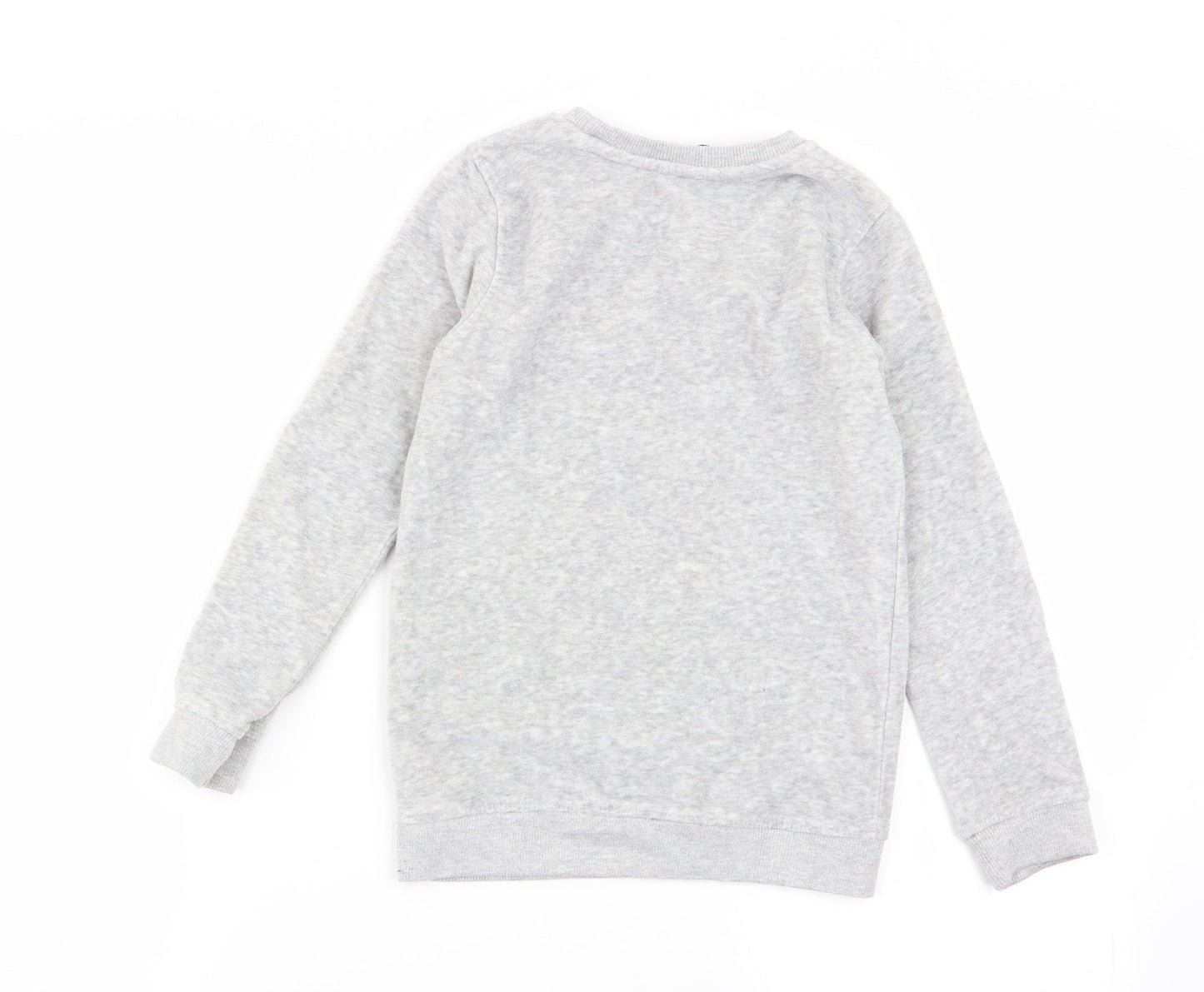 Asda George Girls Grey   Pullover Jumper Size 7-8 Years
