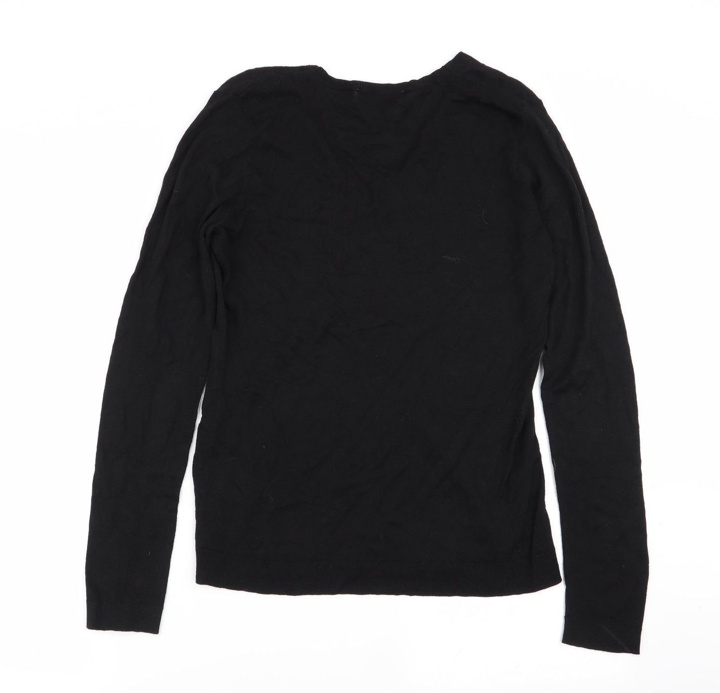 Rick Cardona Womens Black   Pullover Jumper Size 12