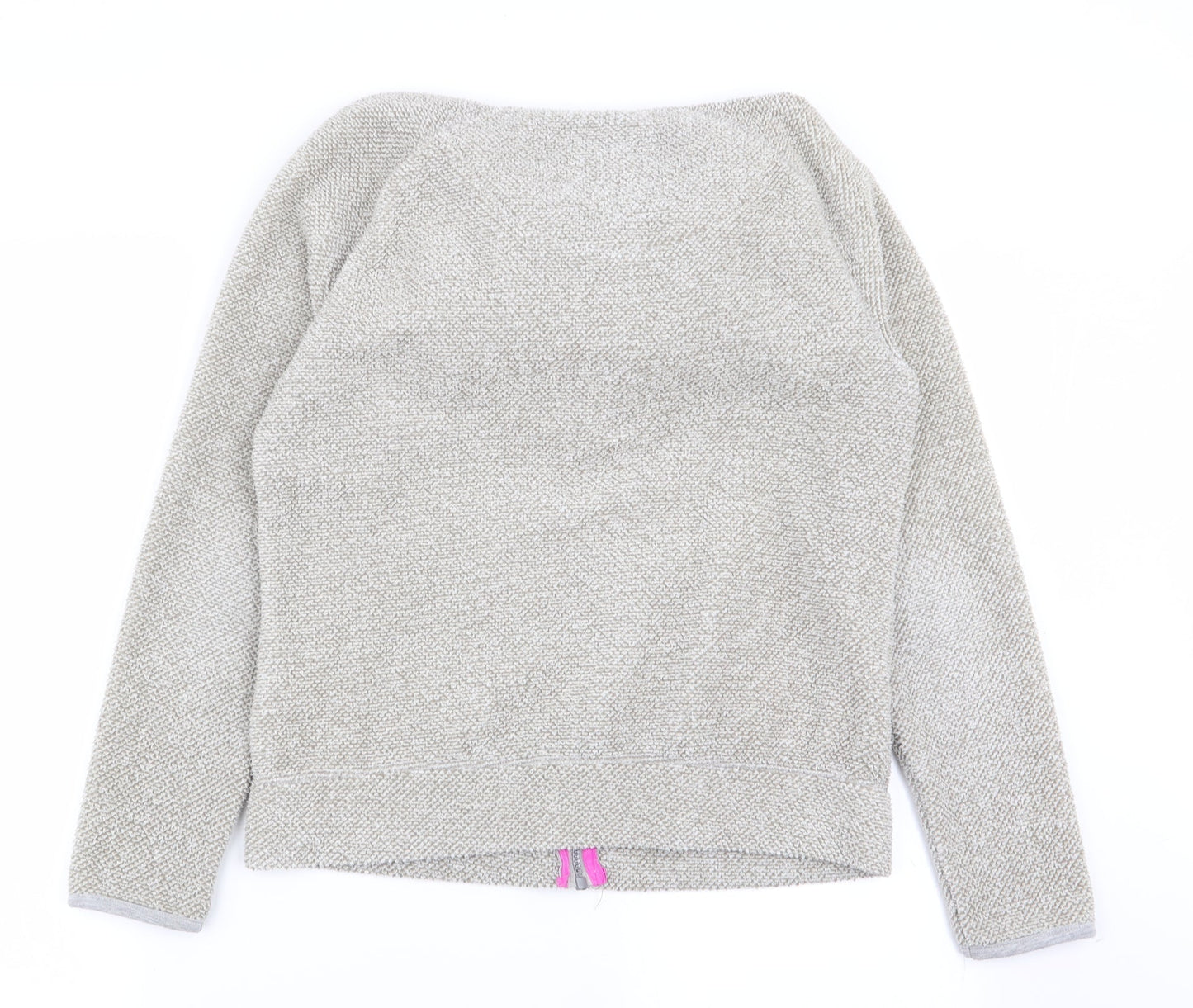 TU Womens Beige   Full Zip Jumper Size 8