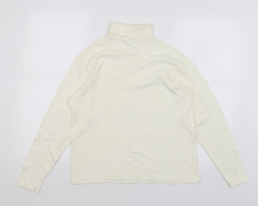 Brettles Womens Ivory   Basic T-Shirt Size XL