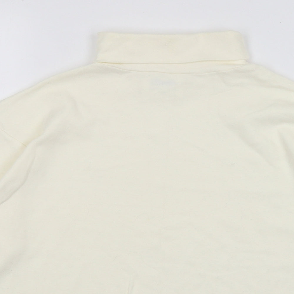 Brettles Womens Ivory   Basic T-Shirt Size XL