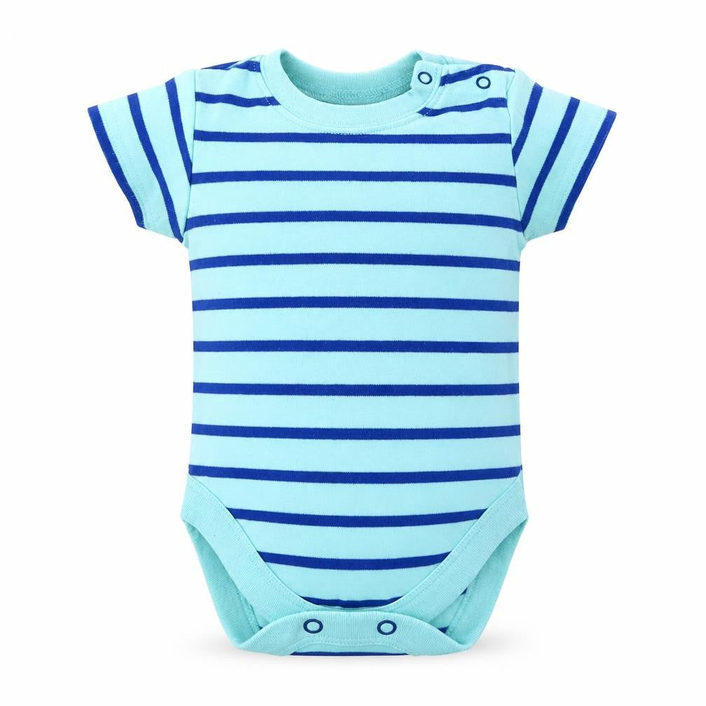 NEXT Baby Blue Striped  Romper One-Piece Size 0-3 Months