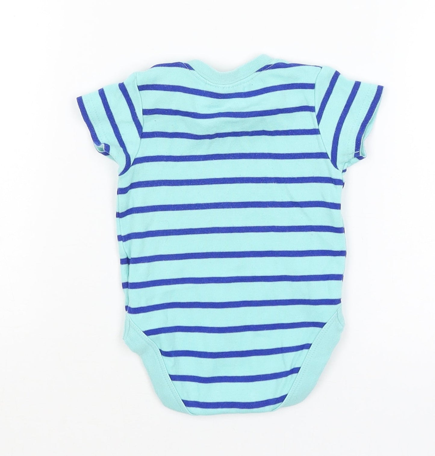 NEXT Baby Blue Striped  Romper One-Piece Size 0-3 Months