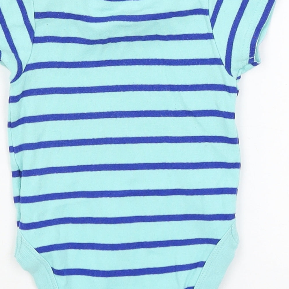 NEXT Baby Blue Striped  Romper One-Piece Size 0-3 Months