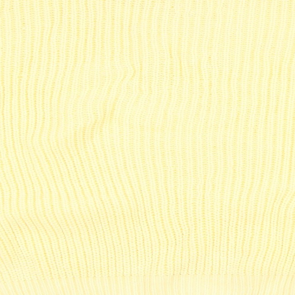 Dorothy Perkins Womens Yellow   Pullover Jumper Size S