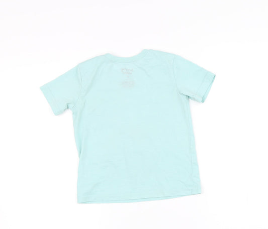 Kohl's Boys Green   Basic T-Shirt Size 4 Years