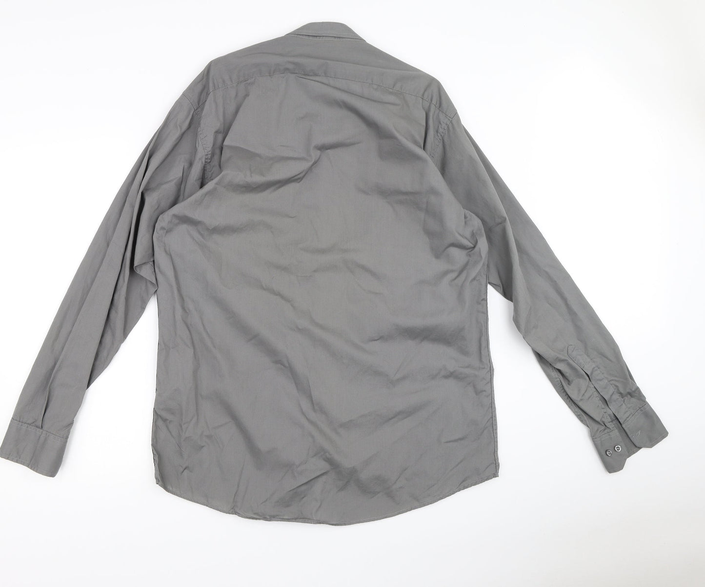 Lyon Becker Mens Grey    Button-Up Size 2XL